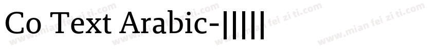 Co Text Arabic字体转换